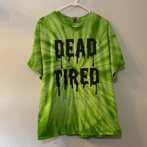 Gildan Green Tie-Dye Heavy Cotton T-Shirt